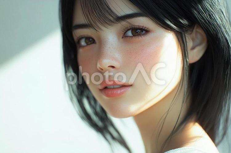 微笑の美しい日本女性 女性,美女,美人の写真素材