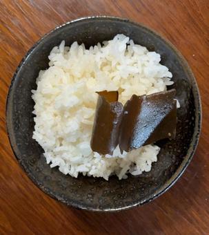 Rあきたこまち昆布ご飯の茶碗飯 茶碗飯,あきたこまち,ご飯の写真素材