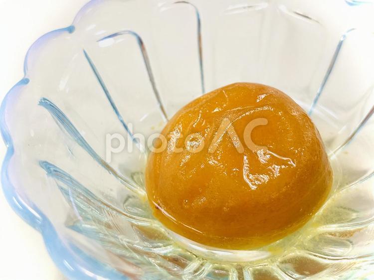 完熟梅の甘露煮 05 完熟梅,果実,実の写真素材