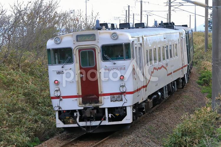道南いさりび鉄道　キハ40系(白色) キハ40系,気動車,道南いさりび鉄道の写真素材