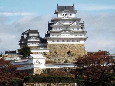 【風景写真】姫路城の風景 【風景写真】姫路城の風景の写真