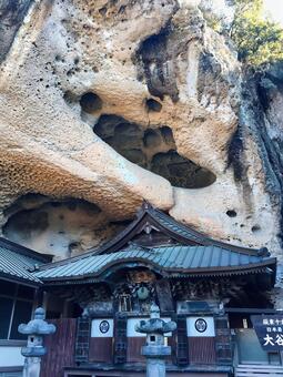 大谷寺 大谷寺,観音堂,石の写真素材