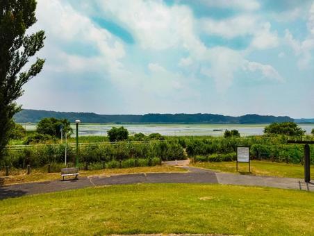 Photo, shikubinuma, park, twin park, 