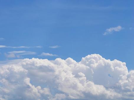 青空と白い雲 青空と白い雲 空,空背景,青空の写真素材