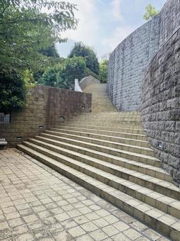 石の階段 石の階段 階段,石,石畳みの写真素材