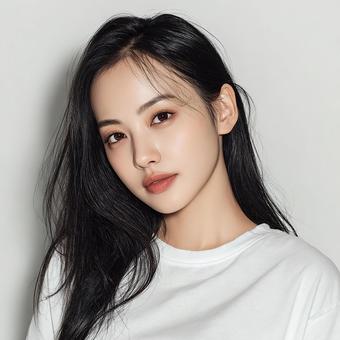 シンプルだからこそ美しい女性の肖像 シンプルだからこそ美しい女性の肖像の写真