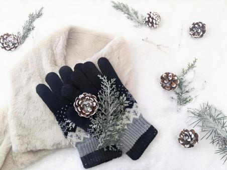 冬イメージ（冬到来）冬支度2 冬,冬到来,雪の写真素材