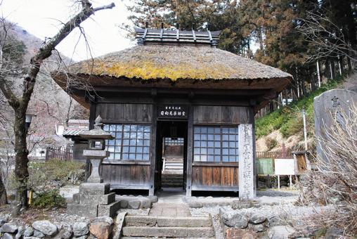 四万温泉日向見薬師堂 群馬県,中之条町,四万温泉の写真素材