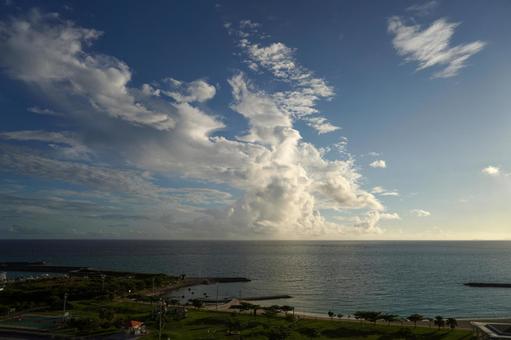 沖縄の雲の写真