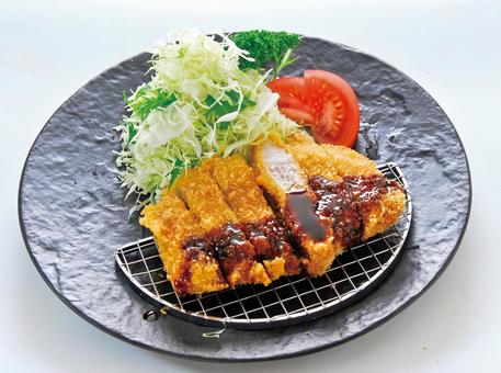 とんかつ とんかつ,トンカツ,豚肉の写真素材