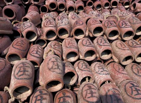 たこつぼ たこつぼ,壺,焼き物の写真素材