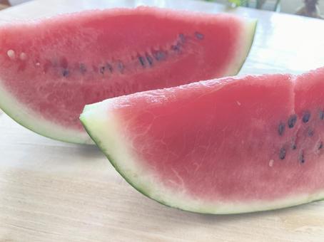 Photo, watermelon, cross section, species, 