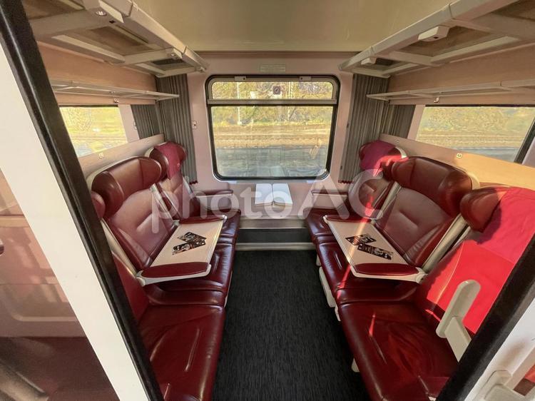 外国の電車の客室 電車,客室,外国の写真素材