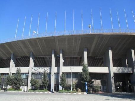 National stadium in Sendagaya · taken in December 2014, sendagaya, olympic, shinano-machi, JPG