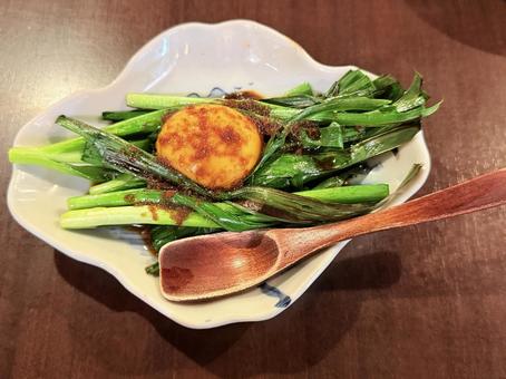 ニラ玉炒め ニラ玉炒め 焼き鳥屋,居酒屋,飲み屋の写真素材