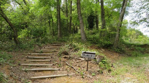 Photo, chonoyama castle, sub-castle of odani castle, nagamasa asai, 