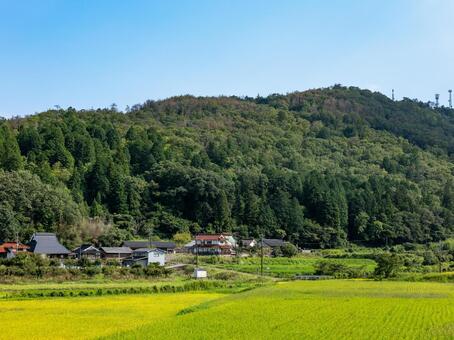 田舎 田舎,広島,庄原市の写真素材