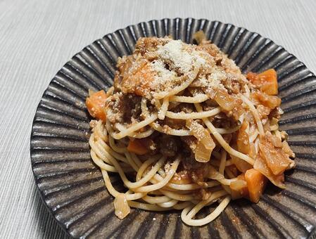 トマトソースパスタ パスタ,トマトソース,自家製ソースの写真素材