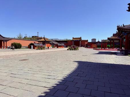 瀋陽故宮博物院の内宮 旅,中国,故宮博物院の写真素材