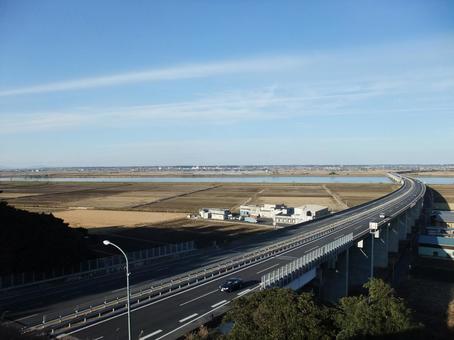利根川橋 (東関東自動車道) 利根川橋 (東関東自動車道)の写真