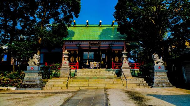 天祖神社の拝殿 天祖神社の拝殿の写真