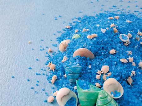 かわいい星の砂背景_1 星の砂,貝,貝殻の写真素材