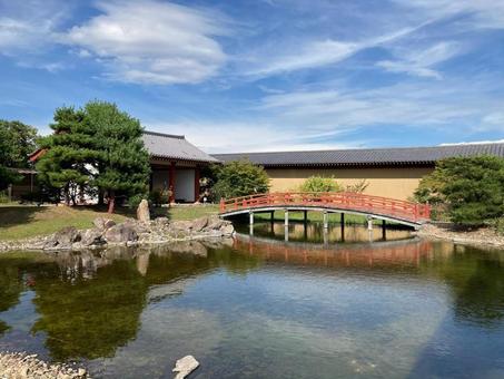 平城宮跡東院庭園 平城宮跡,平城宮,東院の写真素材