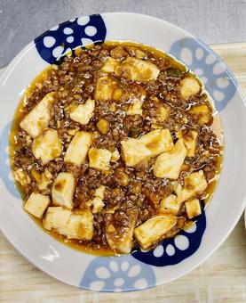 麻婆豆腐B 麻婆豆腐,マーボー豆腐,辛いの写真素材