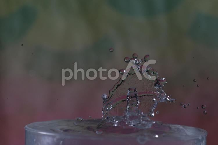 水滴百変化 水滴,不思議,一瞬の写真素材