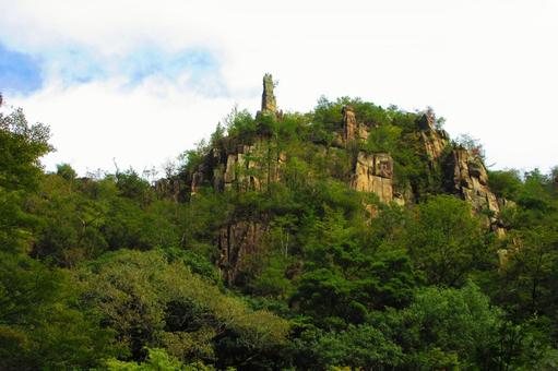 岡山県-豪渓 豪渓,渓谷,国指定名勝の写真素材