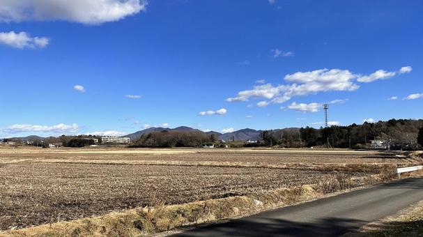 茨城県の田舎景色2 茨城県の田舎景色2 つくば,つくば市,茨城の写真素材