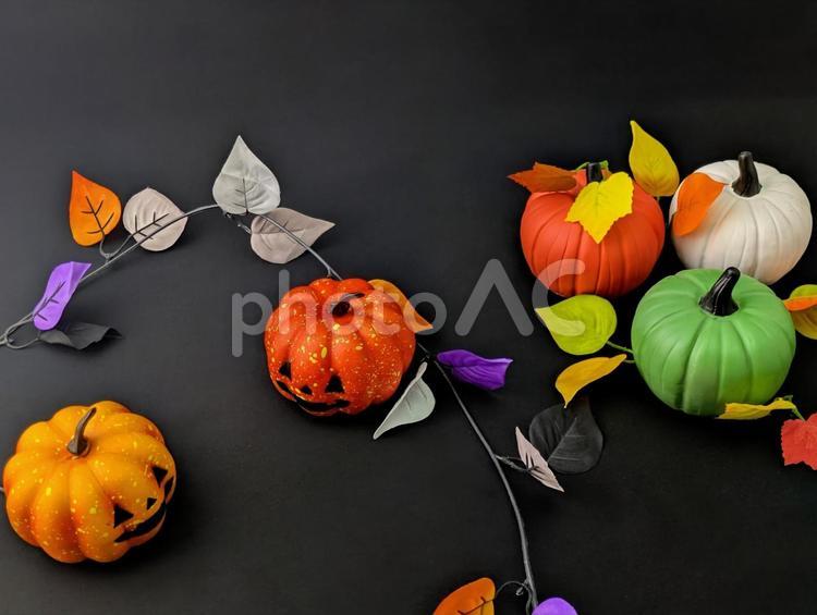 秋イメージ（ハロウィン）2 秋,ハロウィン,ハロウィン素材の写真素材