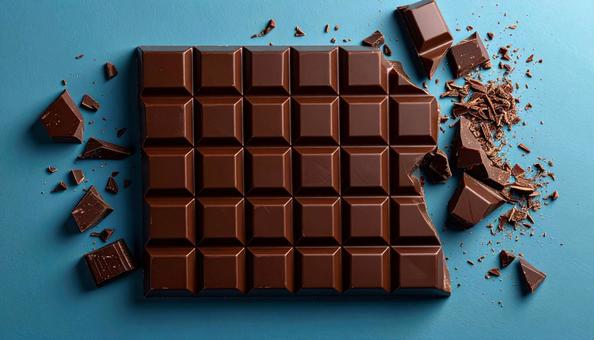 板チョコレートの写真