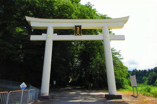 富山県-雄山神社-前立社壇-表鳥居 富山県-雄山神社-前立社壇-表鳥居 雄山神社,前立社壇,越中国の写真素材
