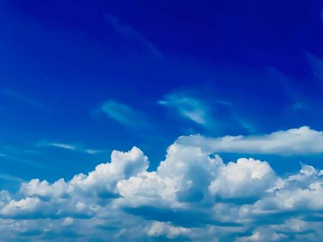 雲の気持ち 青空,空,ソラの写真素材
