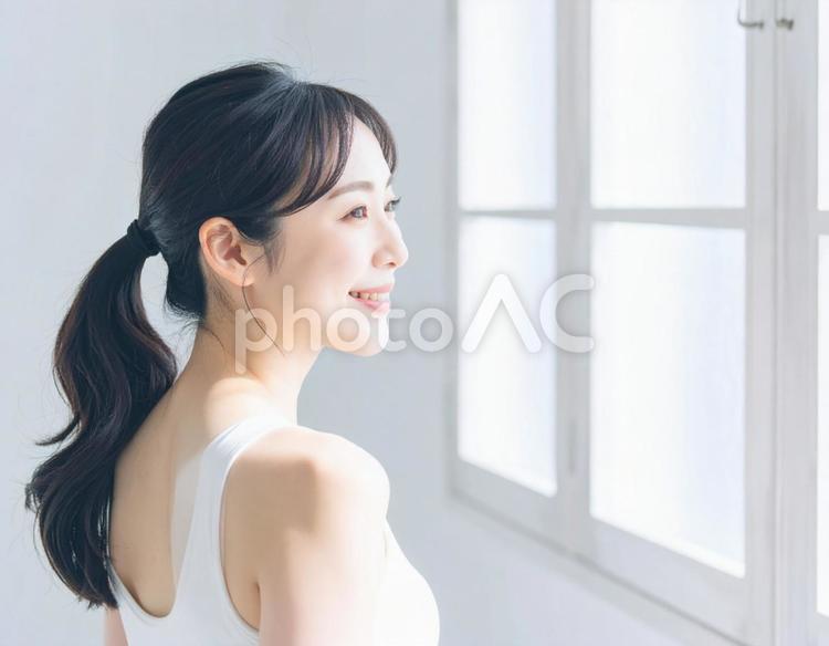 化粧品・美容イメージの女性 16 女性,美容,微笑みの写真素材