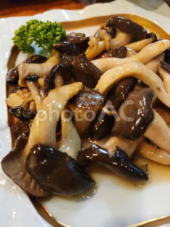 きのこのソテー キノコ,茸,きのこの写真素材