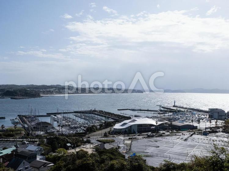 江の島から眺める相模湾 江の島,藤沢市,観光地の写真素材