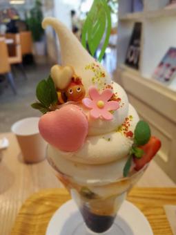 パフェ デザート,パフェ,スイーツの写真素材