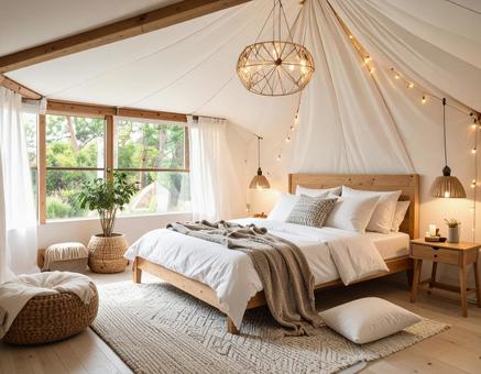 オシャレなグランピングの部屋 オシャレなグランピングの部屋の写真