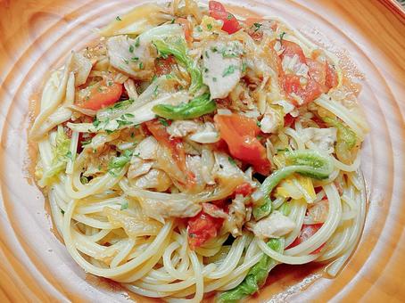 Photo, pasta, spaghetti, tomato, 