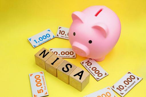 NISAのイメージ nisa,旧nisa,新nisaの写真素材