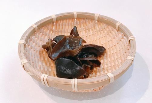 きくらげ きくらげ きくらげ,乾物,乾燥の写真素材