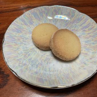 分厚い塩バニラクッキー 分厚い塩バニラクッキーの写真