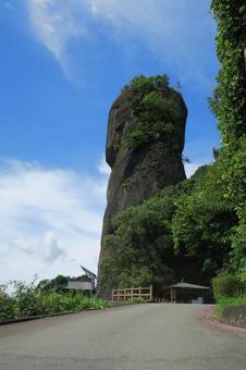 不動岩2 不動岩2 不動岩,市指定名勝,山鹿市の写真素材