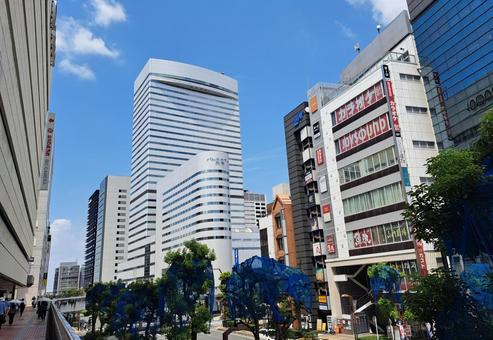 大宮駅西口の高層ビル「ソニックシティ」 大宮駅西口の高層ビル「ソニックシティ」 大宮,ソニックシティ,超高層ビルの写真素材