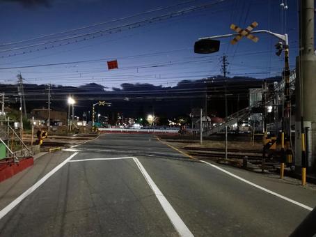 廃止２日後の宮田前踏切 宮田前踏切,長野県,松本市の写真素材