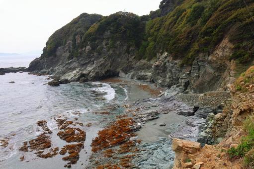 Photo, sea, coastal, rock, 