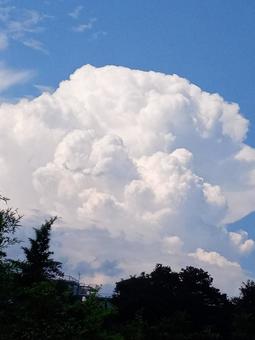 入道雲 入道雲の写真