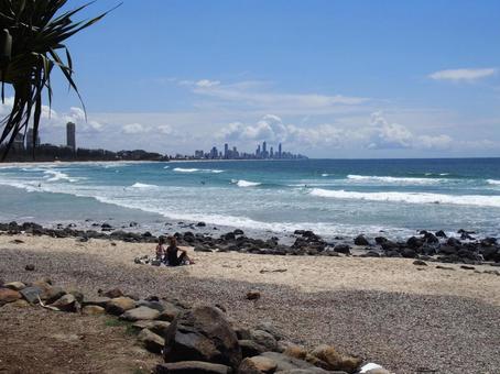 バーレイヘッズビーチ 海,ビーチ,オーストラリアの写真素材